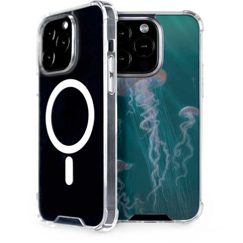 Blue Jellyfish by Vincent Hie iPhone 15 Pro MagSafe Case